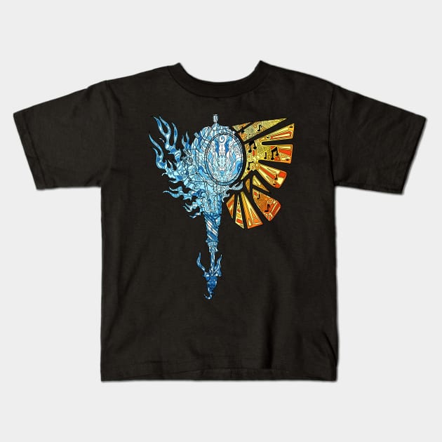 Hunting Horn monster hunter Kids T-Shirt by paintchips